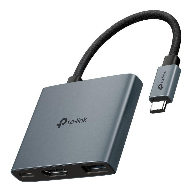 TP-Link UH3020C Dokovací stanice 1x USB-C na 3 porty s HDMI 4K při 60Hz, 100W PD, 1× USB-A