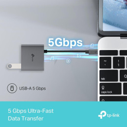TP-Link UH3020C Dokovací stanice 1x USB-C na 3 porty s HDMI 4K při 60Hz, 100W PD, 1× USB-A