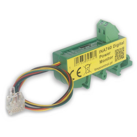 TINYCONTROL INA740 digitaler DIN-Schienen-Stromzähler für LK3 & LK4