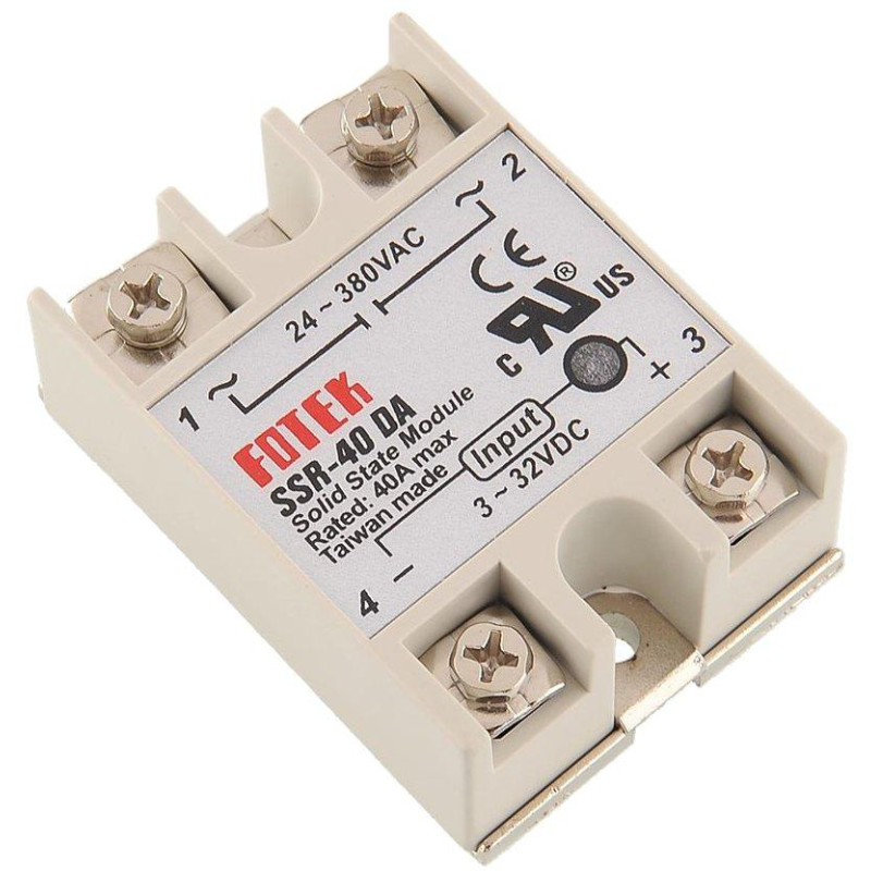 TINYCONTROL SSR relé FOTEK SSR-40DA, ON/OFF