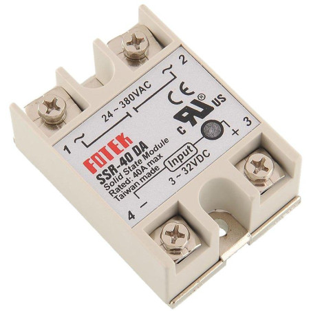 TINYCONTROL SSR relé FOTEK SSR-40DA, ON/OFF