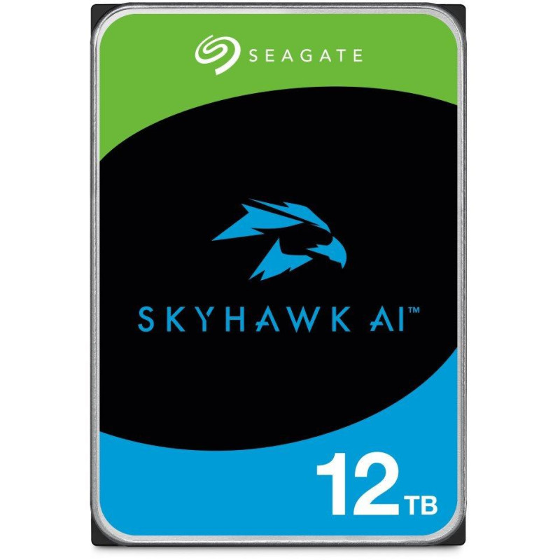 Seagate SkyHawk AI 12TB HDD / ST12000VE003 / Interní 3,5" / 7200 RPM / SATA 6Gb/s / 512 MB