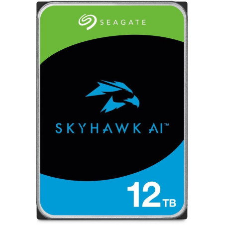 Seagate SkyHawk AI 12TB HDD / ST12000VE003 / Interní 3,5" / 7200 RPM / SATA 6Gb/s / 512 MB