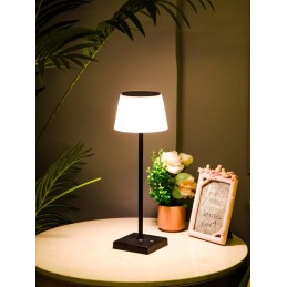 IMMAX venkovní solární LED stolní lampička BONITO/ 4W/ 200lm/ CCT/ 5000K/ stmívatelná/ IP44/ černá