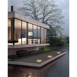 IMMAX TERRACE ROUND venkovní solární LED osvětlení, 0.4W, IP68