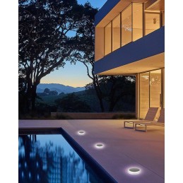 IMMAX TERRACE ROUND venkovní solární LED osvětlení, 0.4W, IP68