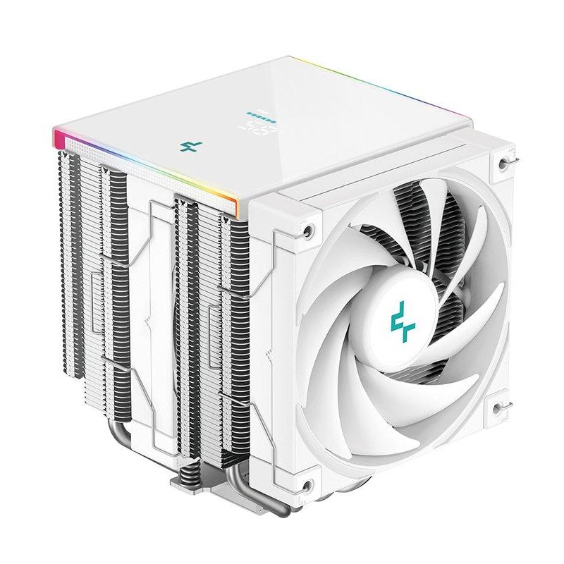 DEEPCOOL chladič AK620 Digital SE / 2x120mm fan / 6x heatpipes / pro Intel i AMD/ digitální display / bílý