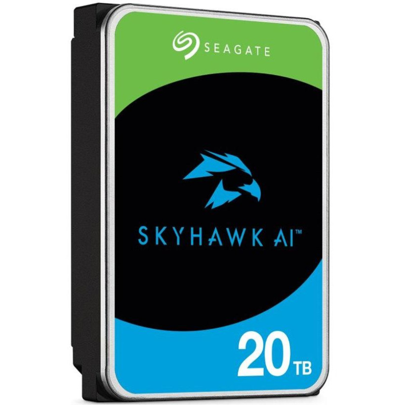 Seagate SkyHawk AI 20TB HDD / ST20000VE003 / Interní 3,5" / 7200 rpm / SATA 6Gb/s / 512 MB
