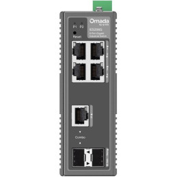 TP-Link IES206G - 6-portový Omada Industry Switch, 4x GLAN, 1x SFP, 1x Combo Gigabit SFP