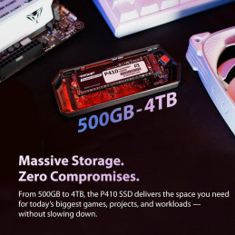 PATRIOT P410 500GB SSD / Interní / M.2 PCIe Gen4 x4 NVMe / 2280
