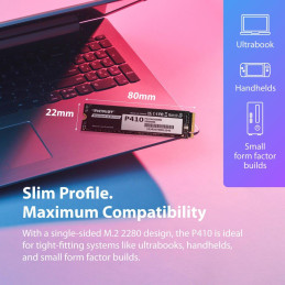 PATRIOT P410 2TB SSD / Interní / M.2 PCIe Gen4 x4 NVMe / 2280