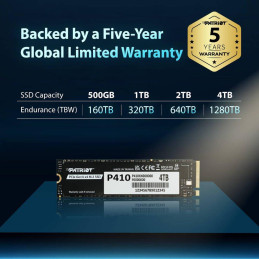 PATRIOT P410 2TB SSD / Interní / M.2 PCIe Gen4 x4 NVMe / 2280