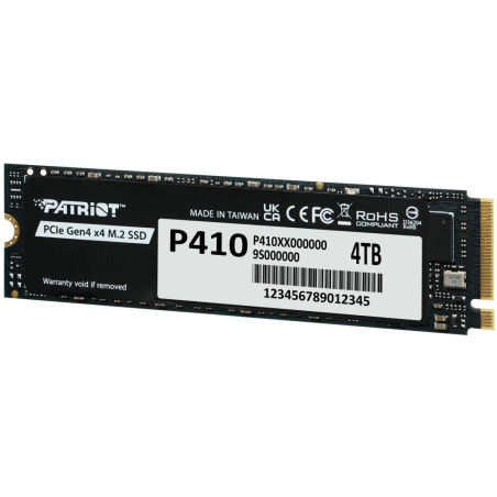 PATRIOT P410 4TB SSD / Interní / M.2 PCIe Gen4 x4 NVMe / 2280