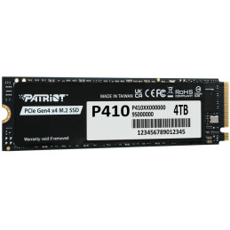 PATRIOT P410 4TB SSD / Interní / M.2 PCIe Gen4 x4 NVMe / 2280