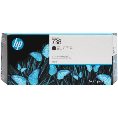 HP 738 - 300 ml - černá - originální - DesignJet - inkoustová cartridge - pro DesignJet T950
