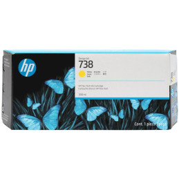 HP 738 - 300 ml - žlutá - originální - DesignJet - inkoustová cartridge - pro DesignJet T950