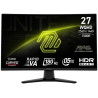 MSI Gaming MAG 274CQF/ 27" zakrzywiony/ 2560 x 1440/ VA/ 0,5 ms/ 180 Hz/ 300 cd/m2/ 5000:1/ HDMI/ DP/ czarny
