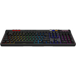 MSI herní klávesnice STRIKE PRO Wireless Silent/ bezdrátová 2,4GHz+BT/ mechanická/ RGB/ USB/ předložka/ CZ+SK layout