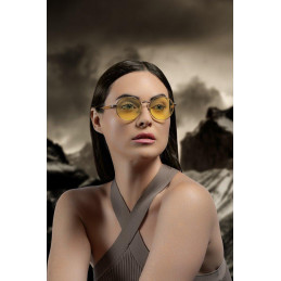 GUNNAR kancelářske/herní brýle  WITCHER CIRI  METEORITE/SADDLE  jantarová skla BLF 65 GUNNAR focus