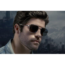 GUNNAR kancelářske/herní brýle  WITCHER WHITE WOLF STEEL/UMBER  sluneční skla BLF 90 NEUTRAL focus