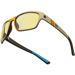 GUNNAR kancelářske/herní brýle BORDERLANDS 4 RIPPER  BANDIT SMOKE  jantarová  skla BLF 65 GUNNAR focus