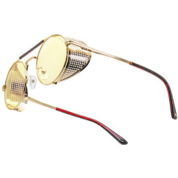 GUNNAR kancelářske/herní brýle BORDERLANDS 4 MOXXI  JACKPOT GOLD  jantarová skla BLF 65 GUNNAR focus