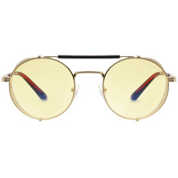 GUNNAR kancelářske/herní brýle BORDERLANDS 4 MOXXI  JACKPOT GOLD  jantarová skla BLF 65 GUNNAR focus