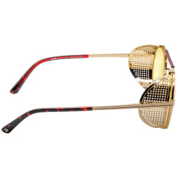 GUNNAR kancelářske/herní brýle BORDERLANDS 4 MOXXI  JACKPOT GOLD  jantarová skla BLF 65 GUNNAR focus