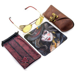 GUNNAR kancelářske/herní brýle BORDERLANDS 4 MOXXI  JACKPOT GOLD  jantarová skla BLF 65 GUNNAR focus