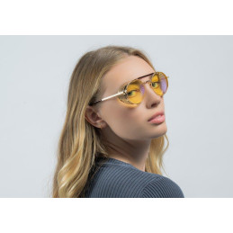 GUNNAR kancelářske/herní brýle BORDERLANDS 4 MOXXI  JACKPOT GOLD  jantarová skla BLF 65 GUNNAR focus