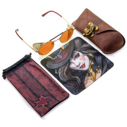 GUNNAR kancelářske/herní brýle BORDERLANDS 4 MOXXI  JACKPOT GOLD  jantarová skla max BLF 98 GUNNAR focus