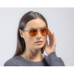 GUNNAR kancelářske/herní brýle BORDERLANDS 4 MOXXI  JACKPOT GOLD  jantarová skla max BLF 98 GUNNAR focus