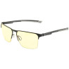 GUNNAR Büro-/Gaming-Brille ECHO ONYX bernsteinfarbene Gläser BLF 65 GUNNAR Fokus