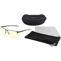 GUNNAR kancelářske/herní brýle ECHO ONYX  jantarová skla BLF 65 GUNNAR focus