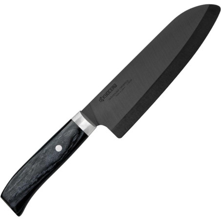 Kyocera Kuchařský nůž Santoku 16 cm s dřevěnou rukojetí