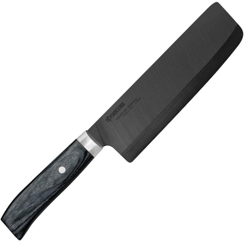 Kyocera  Zeleninový nůž Nakiri 16 cm s dřevěnou rukojetí