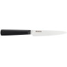 Kyocera Tomato knife 12.5 cm, white blade, serrated, black handle