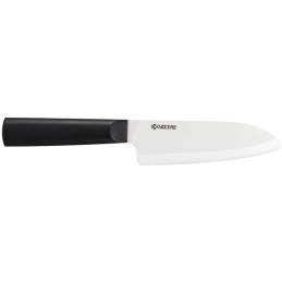 Kyocera Nůž Santoku 14 cm, bílá čepel, černá rukojeť