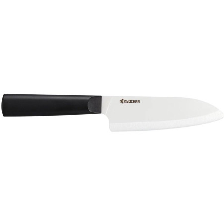 Kyocera Nůž Santoku 14 cm, bílá čepel, černá rukojeť