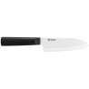 Kyocera Santoku-Messer, 14 cm, weiße Klinge, schwarzer Griff