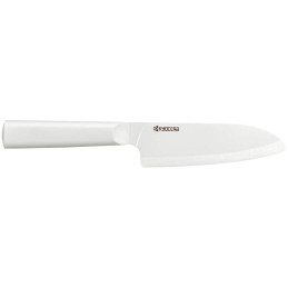 Kyocera Nůž Santoku 14 cm, bílá čepel, bílá rukojeť