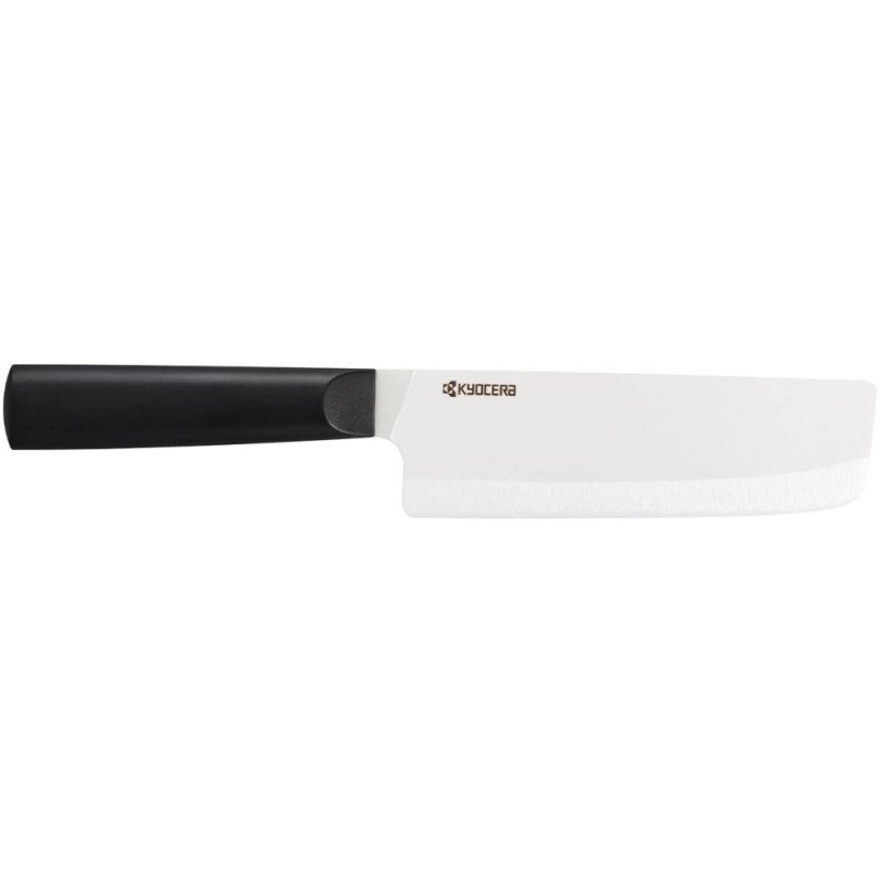 Kyocera Nůž Nakiri 15 cm, bílá čepel, černá rukojeť