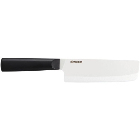 Kyocera Nůž Nakiri 15 cm, bílá čepel, černá rukojeť
