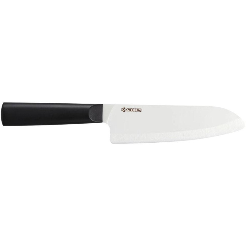 Kyocera Kuchařský nůž Santoku 16 cm, bílá čepel, černá rukojeť