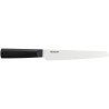 Kyocera Bread knife 18 cm, white blade, serrated, black handle