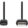 NEDIS USB 2.0 cable/ USB-A plug - micro-B plug/ black/ bulk/ 2m