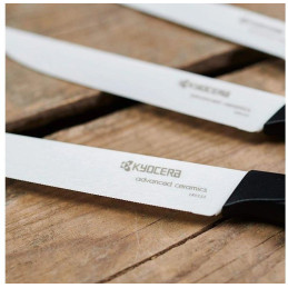 Kyocera Sada steakových nožů, 2 ks, černá rukojeť, bílá čepel