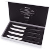 Kyocera Steak knife set, 4 pcs, black handle, white blade