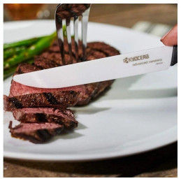 Kyocera Sada steakových nožů, 4 ks, černá rukojeť, bílá čepel