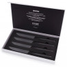 Kyocera Steak knife set, 4 pieces, black handle, black blade